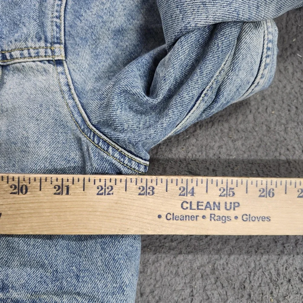 Tommy Hilfiger Lewis Hamilton Jacket Mens XL Blue Denim Bomber Button Lined
